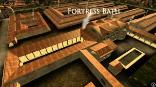 Animation of ancient Roman Fort in Caerleon Wales [upl. by Ditzel]