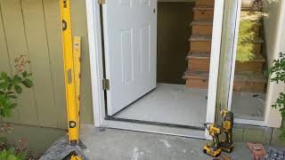 Jeld Wen Front Door Installation  Really crappy products and craftsmanship PART 1 [upl. by Swan]