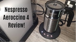 Nespresso Aeroccino 4 Milk Frother Review  Worth upgrading from the Aeroccino 3 [upl. by Nyra839]