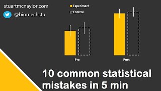 Ten Statistical Mistakes in 5 Min [upl. by Rome]