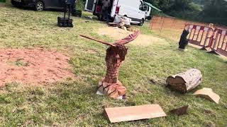 A fabulous range of wooden sculpture at Caerleon festival 2024 [upl. by Maise]