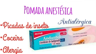 Resenha PomadaAndantol Gel [upl. by Humfried]