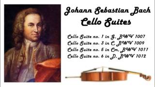 Johann Sebastian Bach  Cello suites in 432 Hz great for reading or studying [upl. by Nonnelg843]