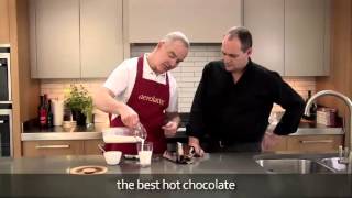 How to make a hot chocolate using an aerolatte milk frother [upl. by Ennahteb150]