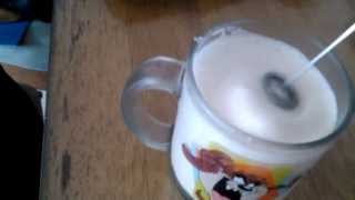 Aerolatte Review Frothing Cold Milk In Under 1 Minute [upl. by Eseuqcaj]